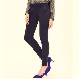 NWT, Banana Republic Sloan Sloan ankle pant with black faux leather detail